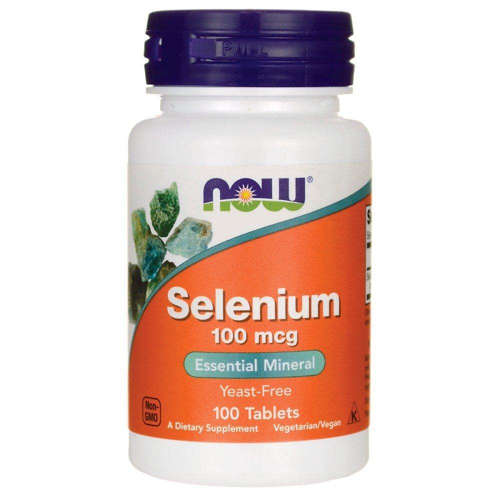 Харчова добавка NOW Foods Selenium 100 mcg,  мл, Now. Спец препараты. 