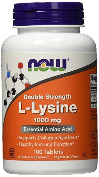 Now NOW Lysine 1000 мг - 100 таб, , 100 