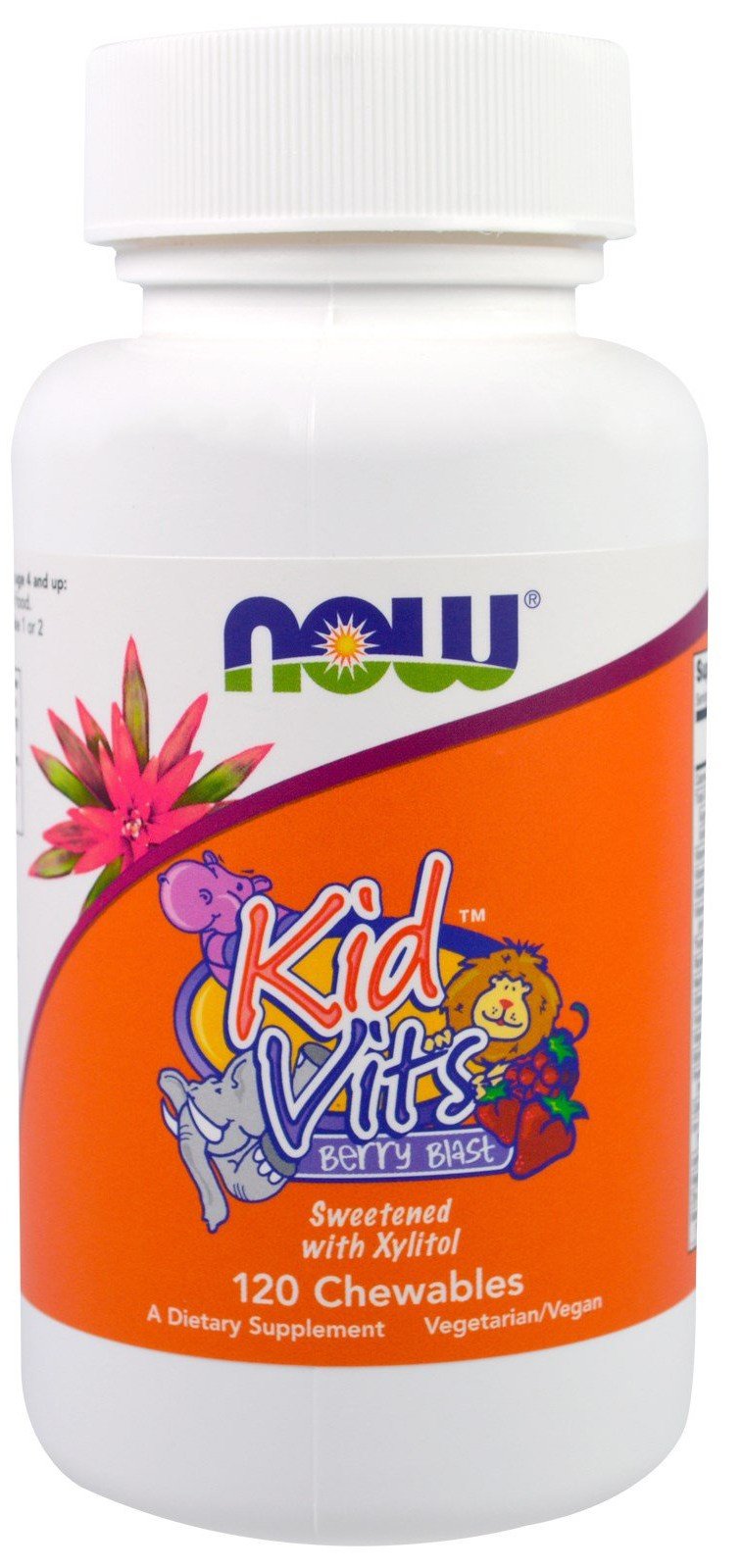 Kid Vits, 120 ml, Now. Vitamin Mineral Complex. General Health Immunity enhancement 