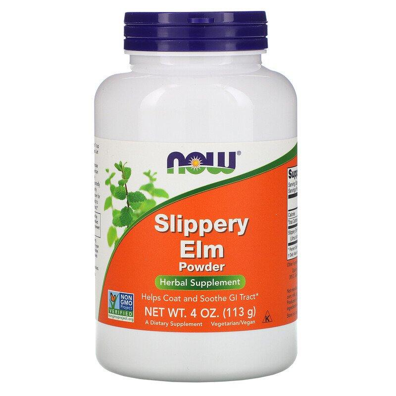 NOW Foods Slippery Elm Powder 113 g,  мл, Now. Спец препараты. 