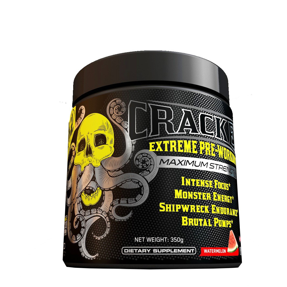 CRACKEN EXTREME PRE-WORKOUT, 350 g, Lethal Supplements. Pre Workout. Energy & Endurance 
