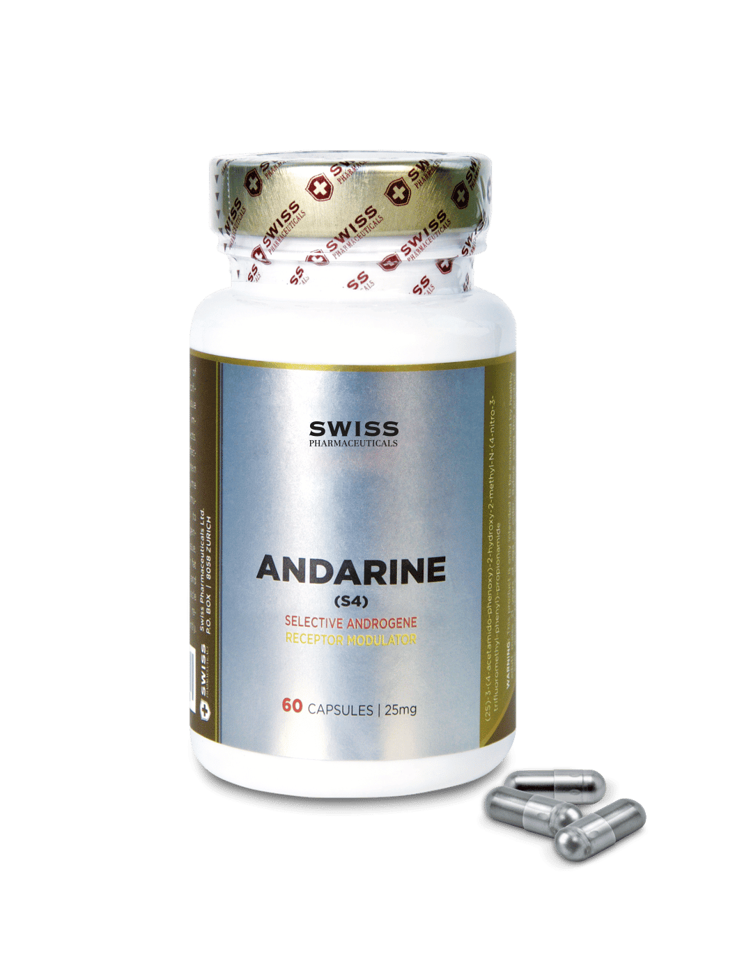 SWISS PHARMACEUTICALS SWISS PHARMACEUTICALS  Andarine 60 шт. / 60 servings, , 60 шт.