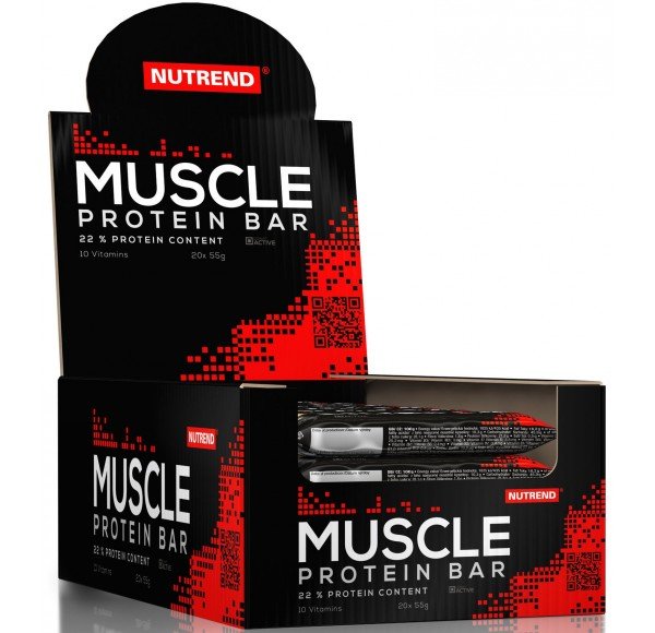 Nutrend Muscle Protein Bar, , 20 шт