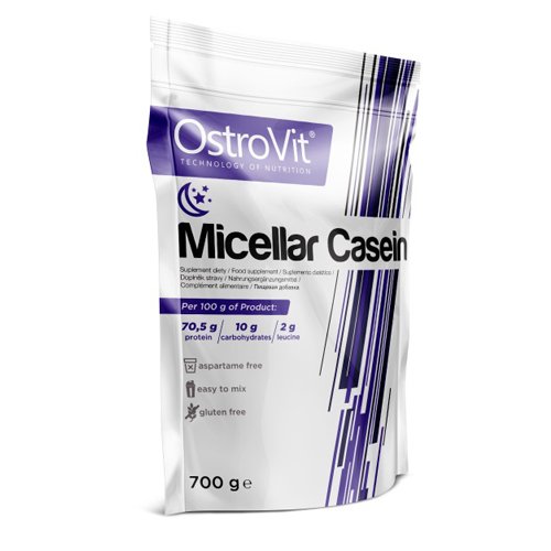 Протеин OstroVit Micellar Casein, 700 грамм Натуральный,  мл, OstroVit. Протеин. Набор массы Восстановление Антикатаболические свойства 