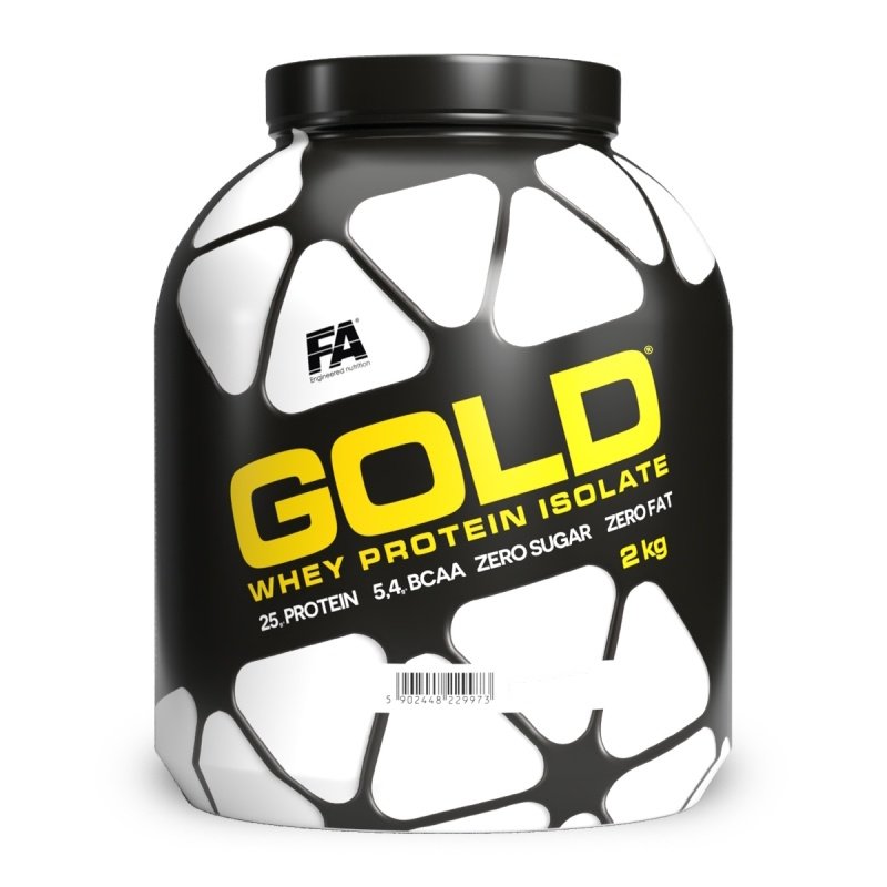 Протеин Fitness Authority Gold Whey Protein Isolate, 2 кг Клубника,  мл, Fitness Authority. Протеин. Набор массы Восстановление Антикатаболические свойства 