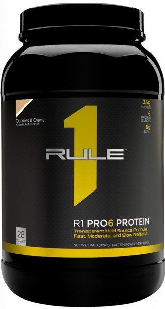 Rule One Proteins Сывороточный протеин изолят R1 (Rule One) Pro 6 Protein 924 г Печенье крем, ,