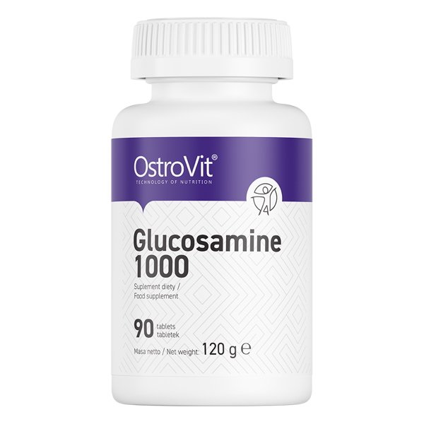 Для суставов и связок OstroVit Glucosamine 1000, 90 таблеток,  мл, OstroVit. Хондропротекторы. Поддержание здоровья Укрепление суставов и связок 