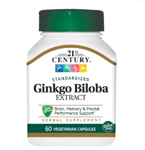 21st Century Ginkgo Biloba Extract 60 VCaps,  мл, 21st Century. Спец препараты. 