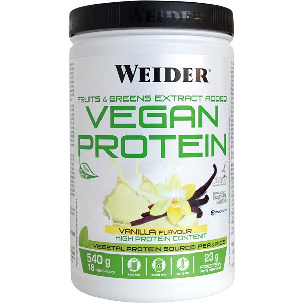 Vegan Protein, 540 g, Weider. Vegetable protein. 