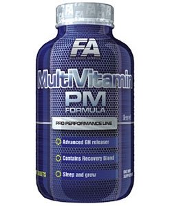 MultiVitamin PM Formula, 90 pcs, Fitness Authority. Vitamin Mineral Complex. General Health Immunity enhancement 