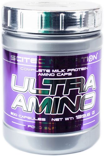 Scitec Ultra Amino 200 капс Без вкуса,  ml, Scitec Nutrition. Complejo de aminoácidos. 