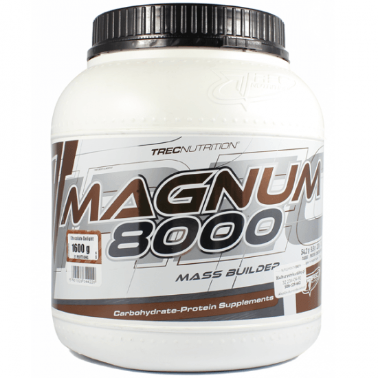 Magnum 8000, 1600 г, Trec Nutrition. Гейнер. Набор массы Энергия и выносливость Восстановление 