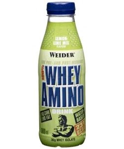 Whey Amino Drink, 500 ml, Weider. Suero aislado. Lean muscle mass Weight Loss recuperación Anti-catabolic properties 