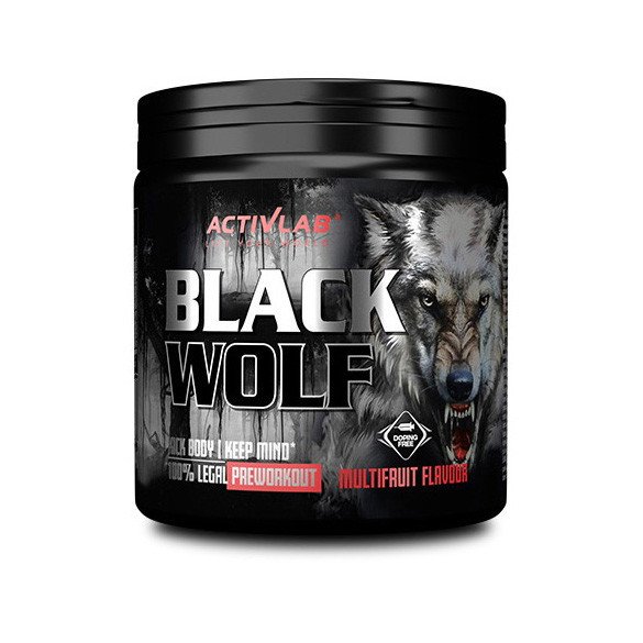 ActivLab Предтреник Activlab Black Wolf (300 г) blackcurrant активлаб, , 