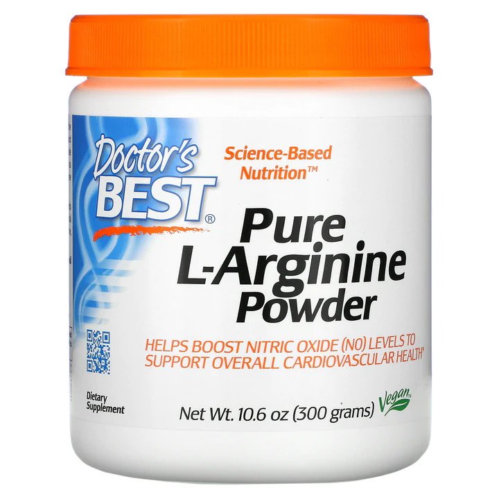 Doctor's BEST Аминокислота Doctor's Best Pure L-Arginine Powder, 300 грамм, , 300 