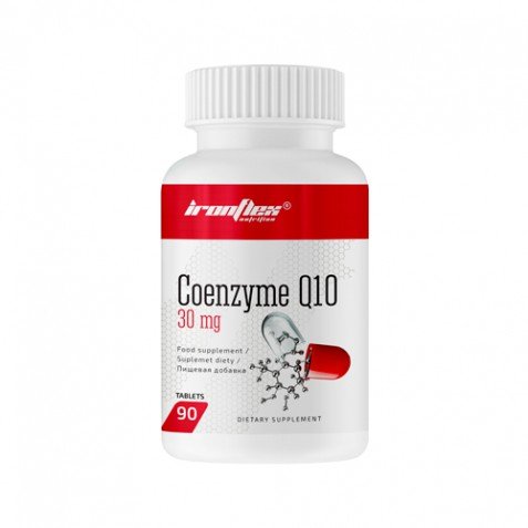 Витамины и минералы IronFlex Coenzyme Q10 30 mg, 90 таблеток,  ml, IronFlex. Coenzym Q10. General Health Antioxidant properties CVD Prevention Exercise tolerance 