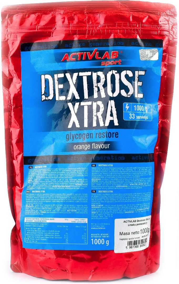 Dextrose Xtra, 1000 г, ActivLab. Энергетик. Энергия и выносливость 
