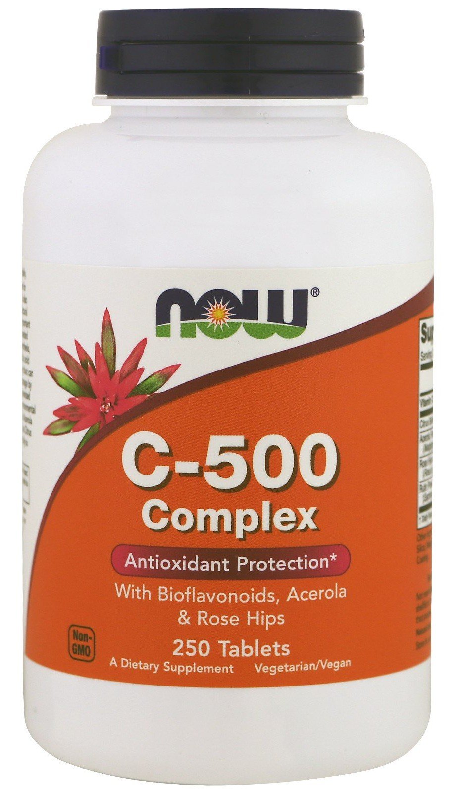 C-500 Complex, 250 pcs, Now. Vitamin C. General Health Immunity enhancement 