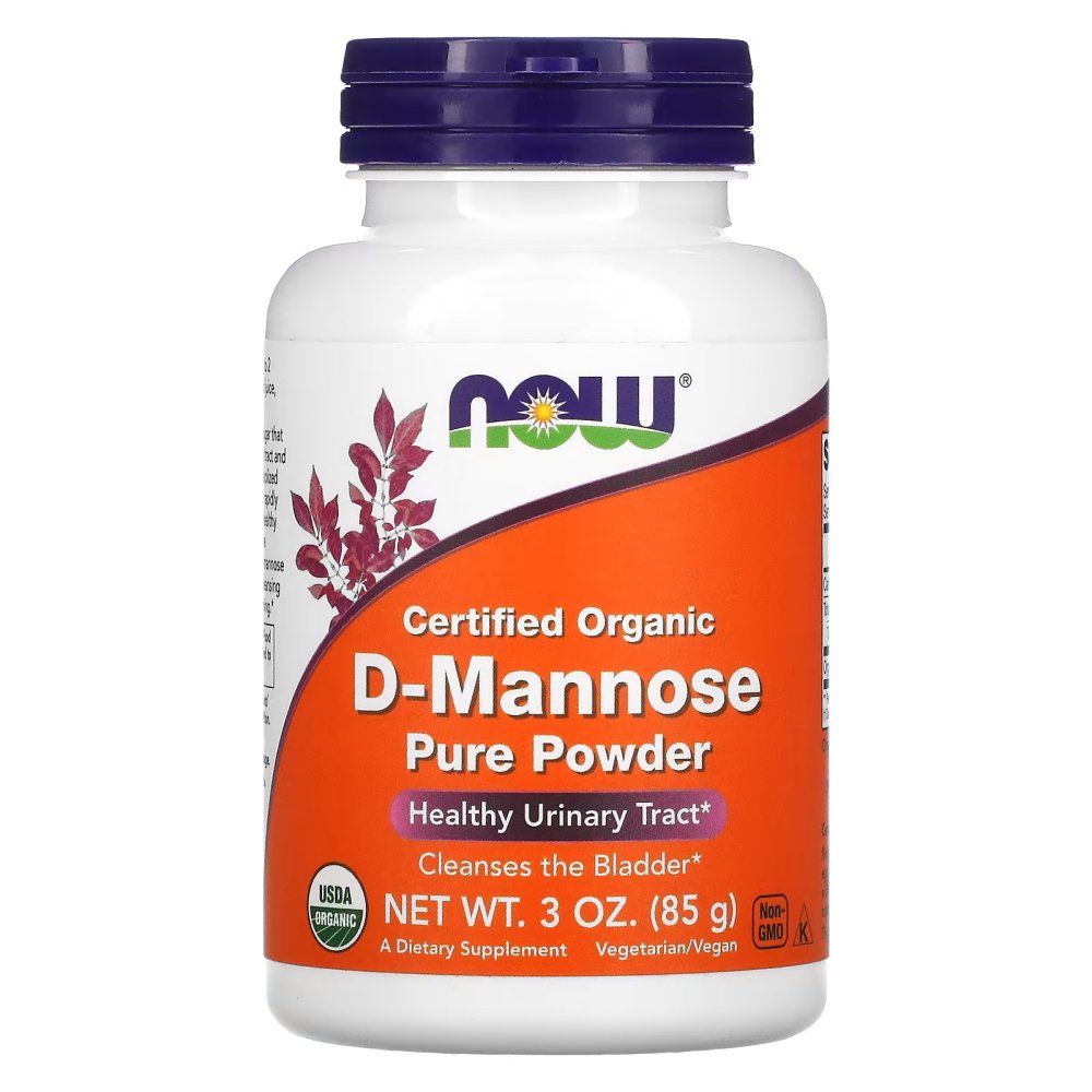 Натуральная добавка NOW D-Mannose powder, 85 грамм,  мл, Now. Hатуральные продукты. Поддержание здоровья 