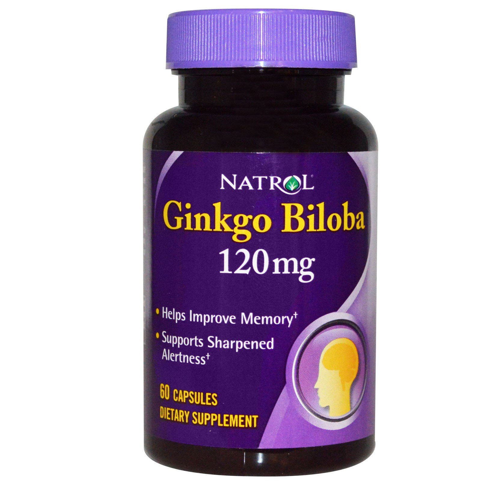 Ginkgo Biloba, 60 шт, Natrol. Спец препараты. 