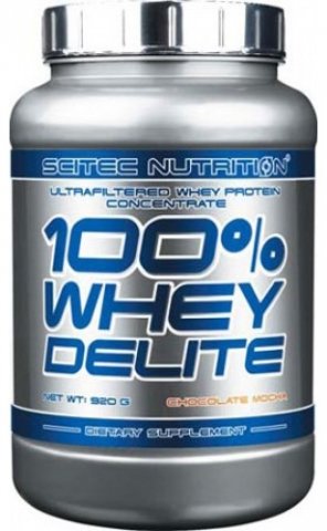 100% Whey Protein Delite, 920 g, Scitec Nutrition. Whey Protein. स्वास्थ्य लाभ Anti-catabolic properties Lean muscle mass 