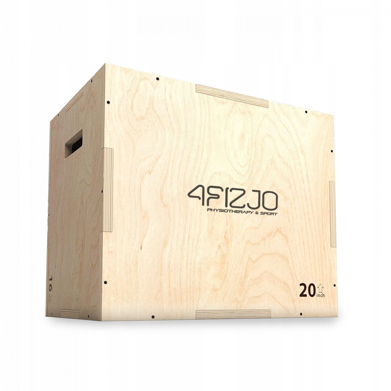 4FIZJO Бокс пліометричний 4FIZJO 3 в 1 60 x 50 x 40 см дерев'яний 4FJ0404, , 15 кг 
