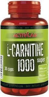L-Carnitine 1000 Super Activlab 30 caps,  ml, ActivLab. L-carnitine. Weight Loss General Health Detoxification Stress resistance Lowering cholesterol Antioxidant properties 