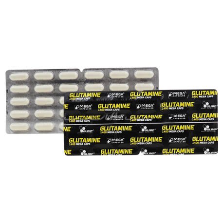 Аминокислота Olimp Glutamine 1400 Mega Caps, 30 капсул,  ml, Olimp Labs. Amino Acids. 
