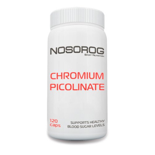 Хром пиколинат Nosorog Chromium Picolinate (120 капсул) носорог хром,  мл, Nosorog. Пиколинат хрома. Снижение веса Регуляция углеводного обмена Уменьшение аппетита 