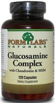 Glucosamine Complex with Chondroitin & MSM, 120 шт, Form Labs Naturals. Глюкозамин Хондроитин. Поддержание здоровья Укрепление суставов и связок 