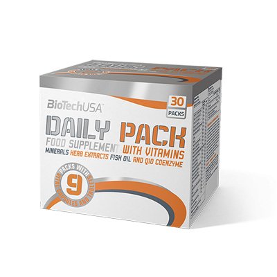 Daily Pack, 30 piezas, BioTech. Complejos vitaminas y minerales. General Health Immunity enhancement 