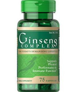 Ginseng Complex, 75 pcs, Puritan's Pride. Special supplements. 