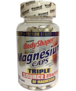Magnesium Caps, 120 piezas, Weider. Magnesio Mg. General Health Lowering cholesterol Preventing fatigue 