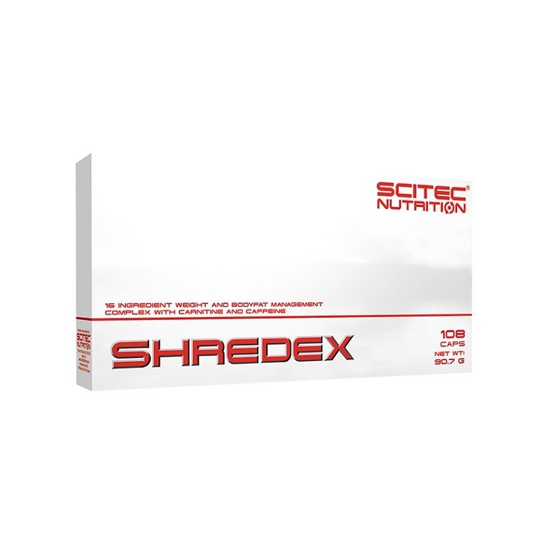 Жиросжигатель Scitec Shredex, 108 капсул,  мл, Scitec Nutrition. Жиросжигатель. Снижение веса Сжигание жира 