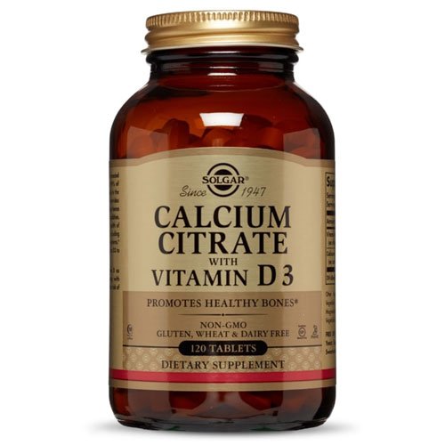 Solgar Calcium Citrate with Vitamin D3 120 таб Без вкуса,  ml, Solgar. Calcio Ca. 