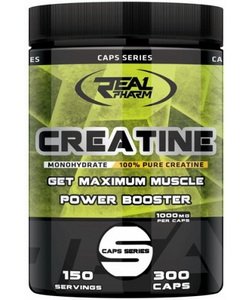 Creatine, 300 pcs, Real Pharm. Creatine monohydrate. Mass Gain Energy & Endurance Strength enhancement 
