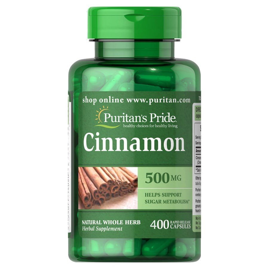 Puritan's Pride Натуральная добавка Puritan's Pride Cinnamon 500 mg, 400 капсул, , 