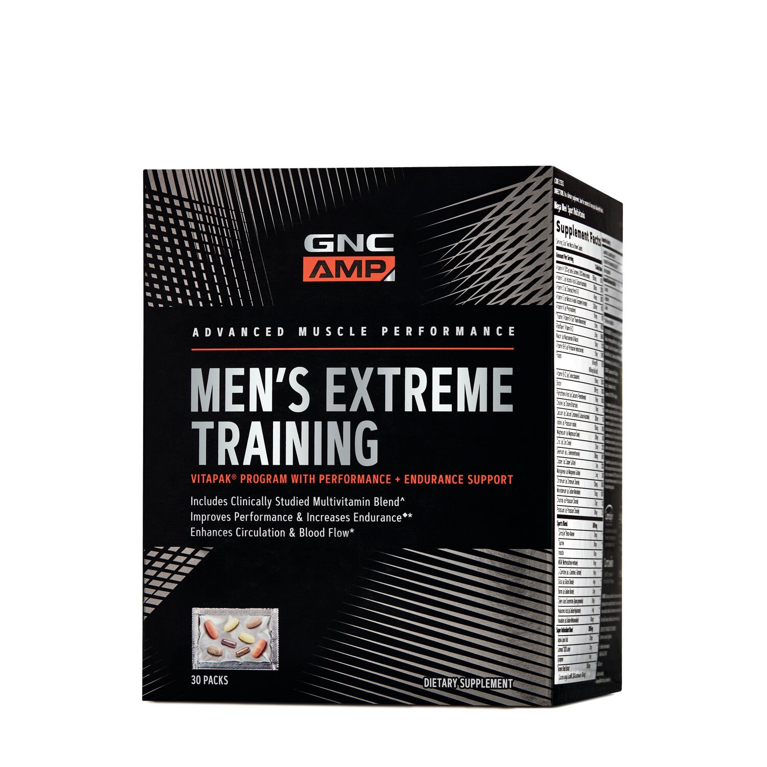 GNC Витамины и минералы GNC AMP Men's Extreme Training Vitapak, 30 пакетиков, , 