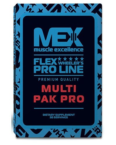 Multi Pak Pro, 30 шт, MEX Nutrition. Витаминно-минеральный комплекс. Поддержание здоровья Укрепление иммунитета 