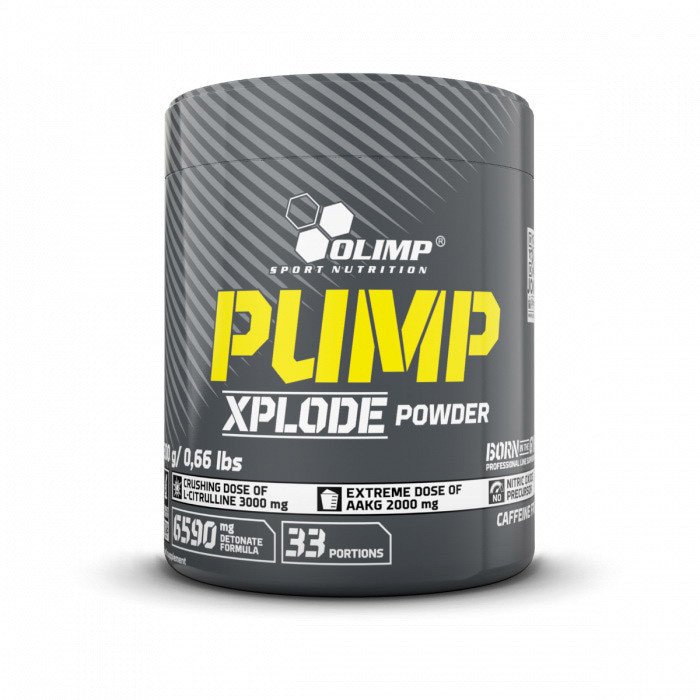 Предтреник Olimp Pump Xplode Powder (300 г) олимп fruit punch,  мл, Olimp Labs. Предтренировочный комплекс. Энергия и выносливость 
