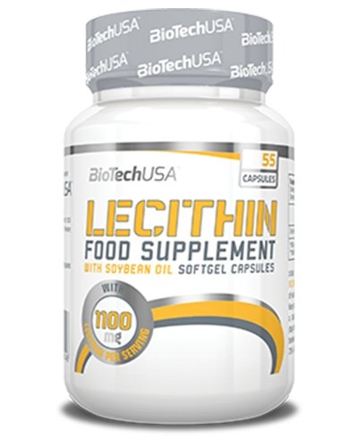 Lecithin, 55 шт, BioTech. Лецитин. Поддержание здоровья 