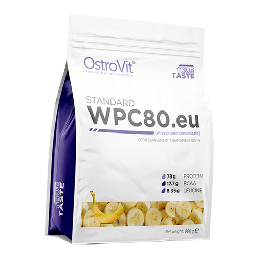 Протеїн OstroVit Standard WPC80.eu - 900 г,  ml, OstroVit. Protein. Mass Gain recovery Anti-catabolic properties 