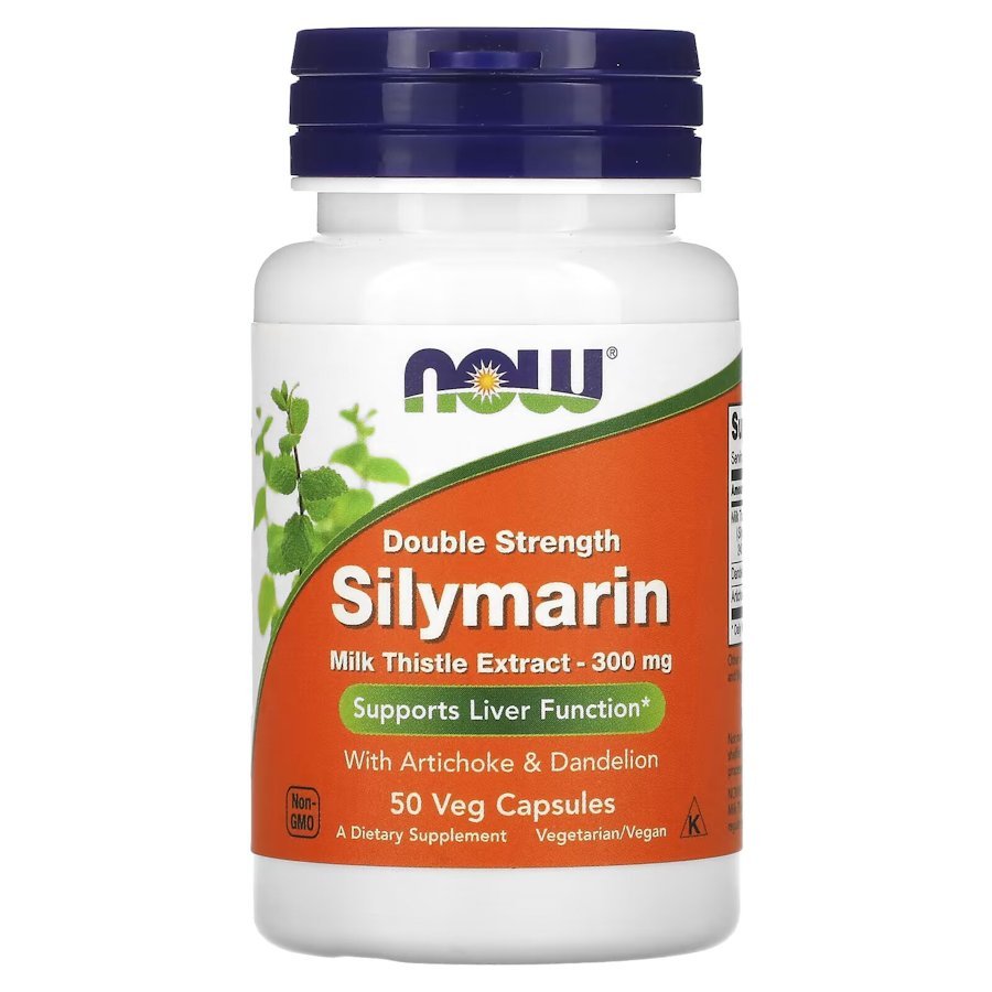 Now Натуральная добавка NOW Silymarin Milk Thistle 300 mg, 50 вегакапсул, , 