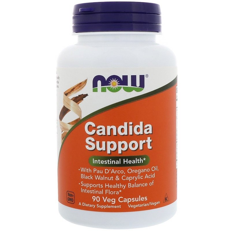 Добавка NOW Foods Candida Support 180 caps,  ml, Now. Suplementos especiales. 