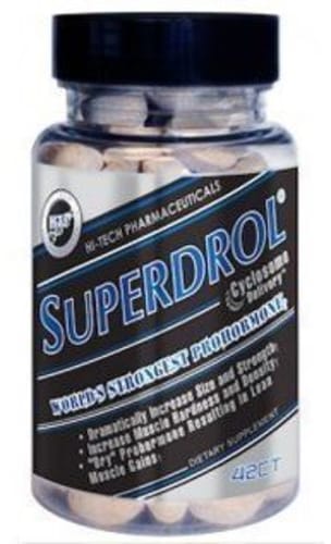 Superdrol, 42 piezas, Hi-Tech Pharmaceuticals. Suplementos especiales. 