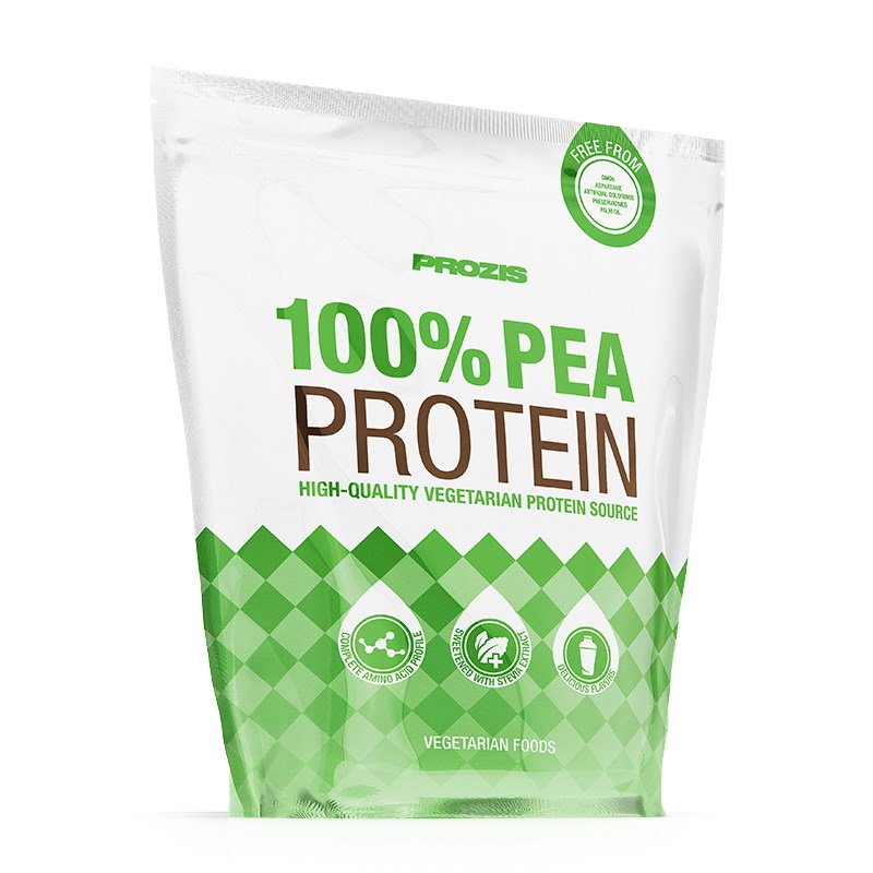 Prozis Протеин Prozis 100% Pea Protein, 900 грамм Ваниль-карамель, , 900  грамм