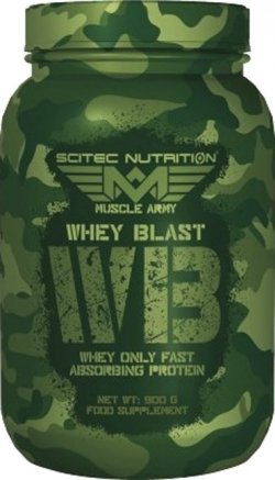 Whey Blast, 900 г, Scitec Nutrition. Сывороточный концентрат. Набор массы Восстановление Антикатаболические свойства 