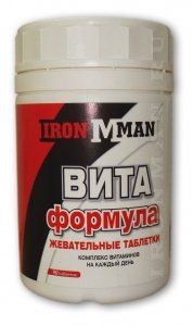 Витаформула, 90 piezas, Ironman. Complejos vitaminas y minerales. General Health Immunity enhancement 