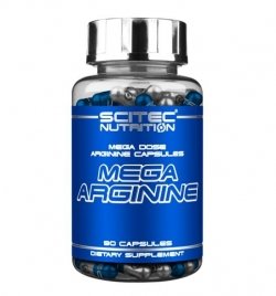 Mega Arginine, 90 pcs, Scitec Nutrition. Arginine. स्वास्थ्य लाभ Immunity enhancement Muscle pumping Antioxidant properties Lowering cholesterol Nitric oxide donor 