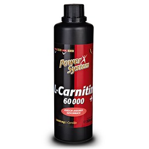 L-carnitin Liquid 60000, 500 ml, Power System. L-carnitine. Weight Loss General Health Detoxification Stress resistance Lowering cholesterol Antioxidant properties 